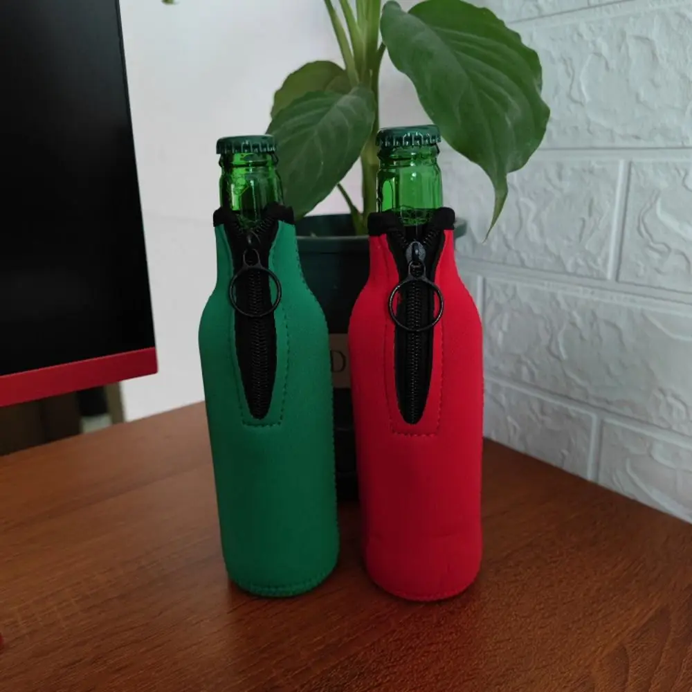Insulation Beer Bottle Cover High Quality with Ring-pull Protective Water Bottle Bag Duarable Portable Cup Sleeve Party