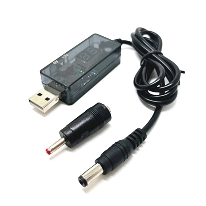 USB Step Up Module Cable USB 5V to 9v 12v 5.5x2.1 Connector