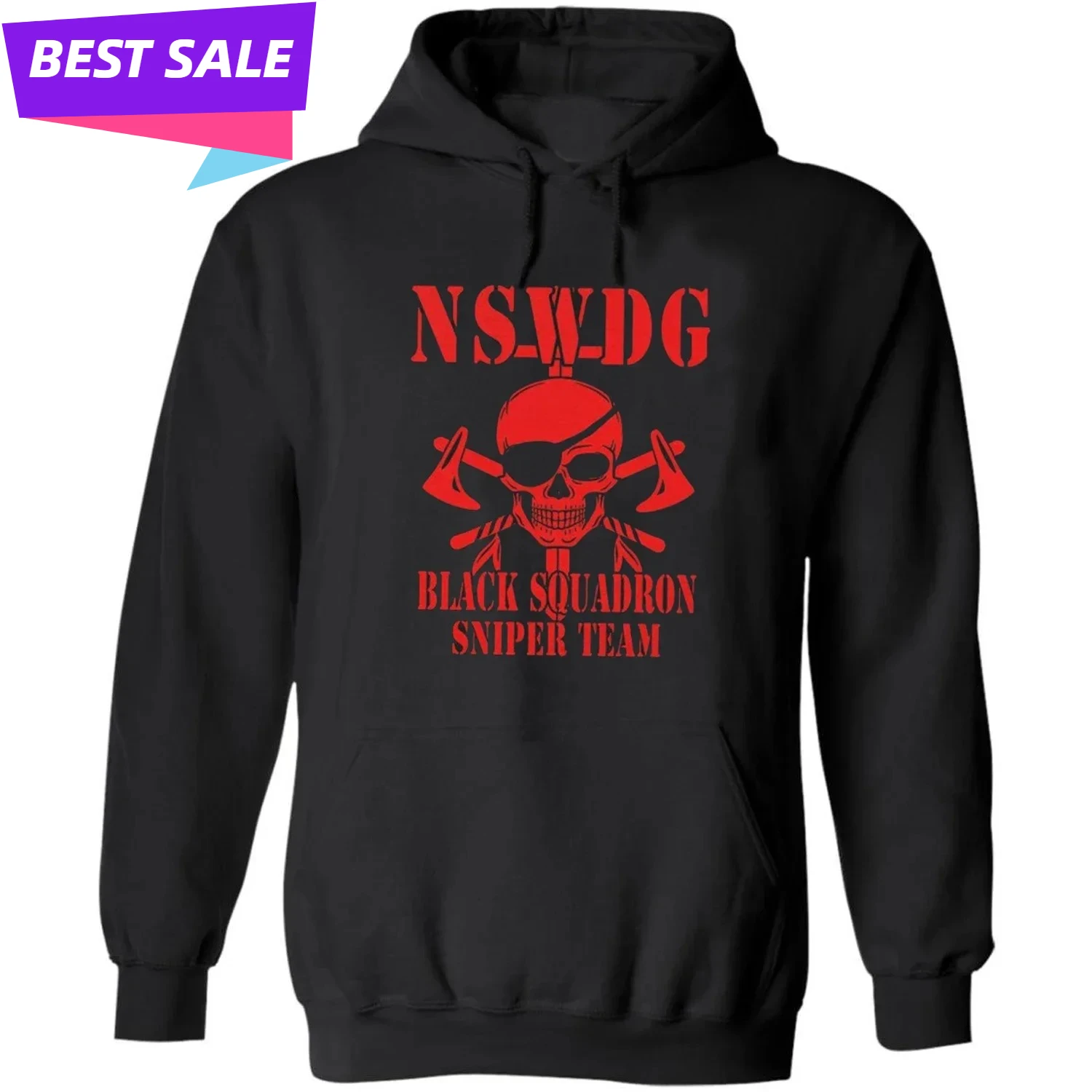 

Толстовка с капюшоном Naval Seal NSWDG Black Squadron Sniper Team, новая, 100% хлопок, удобная, повседневная, мужская, уличная одежда