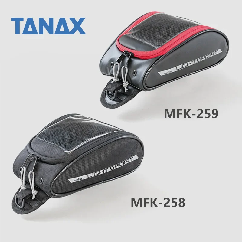 TANAX MOTOFIZZ 2.3L Motorcycle Tank Bag Magnet Portable  Mobile Phone Bag Storage Bag MFK-258 Motorcycle Riding Equipment