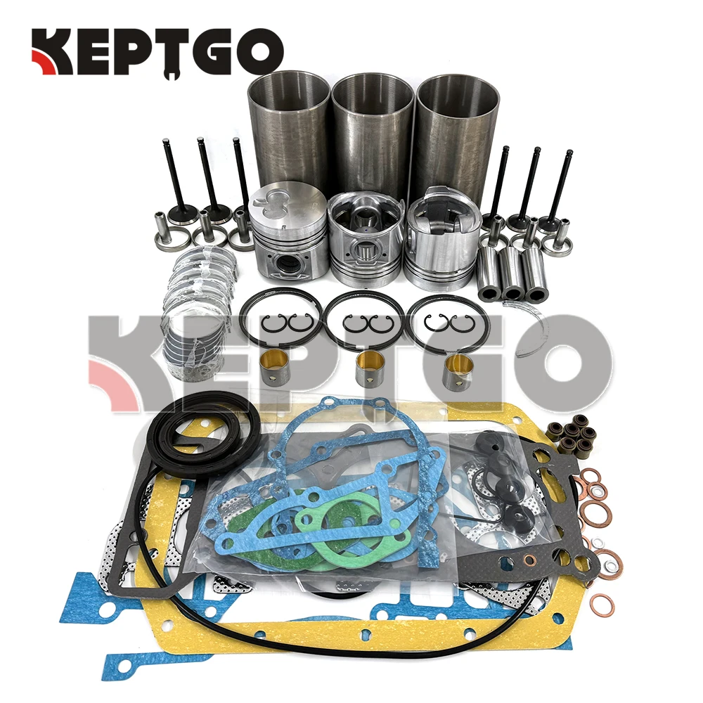 Комплект для восстановления 3KR1 для двигателя Isuzu 3KR1-EA14 Hitachi EX20 EX22 EX25-1, комплект подшипников вкладыша экскаватора