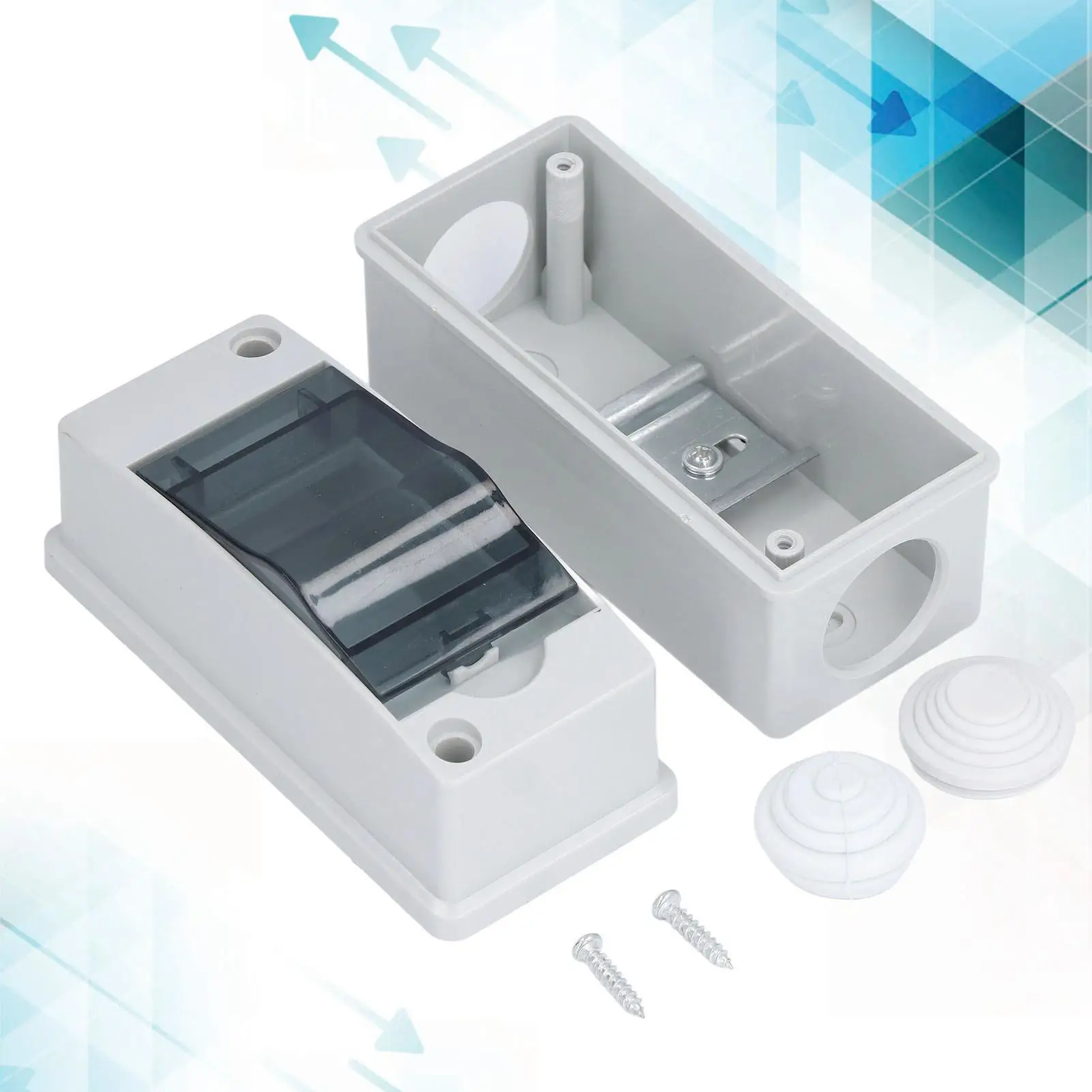 Compact Electronic Junction Case para Dispositivo De Comunicação, Resistente À Corrosão, Distribuição Caixa De Proteção, Fácil Instalar