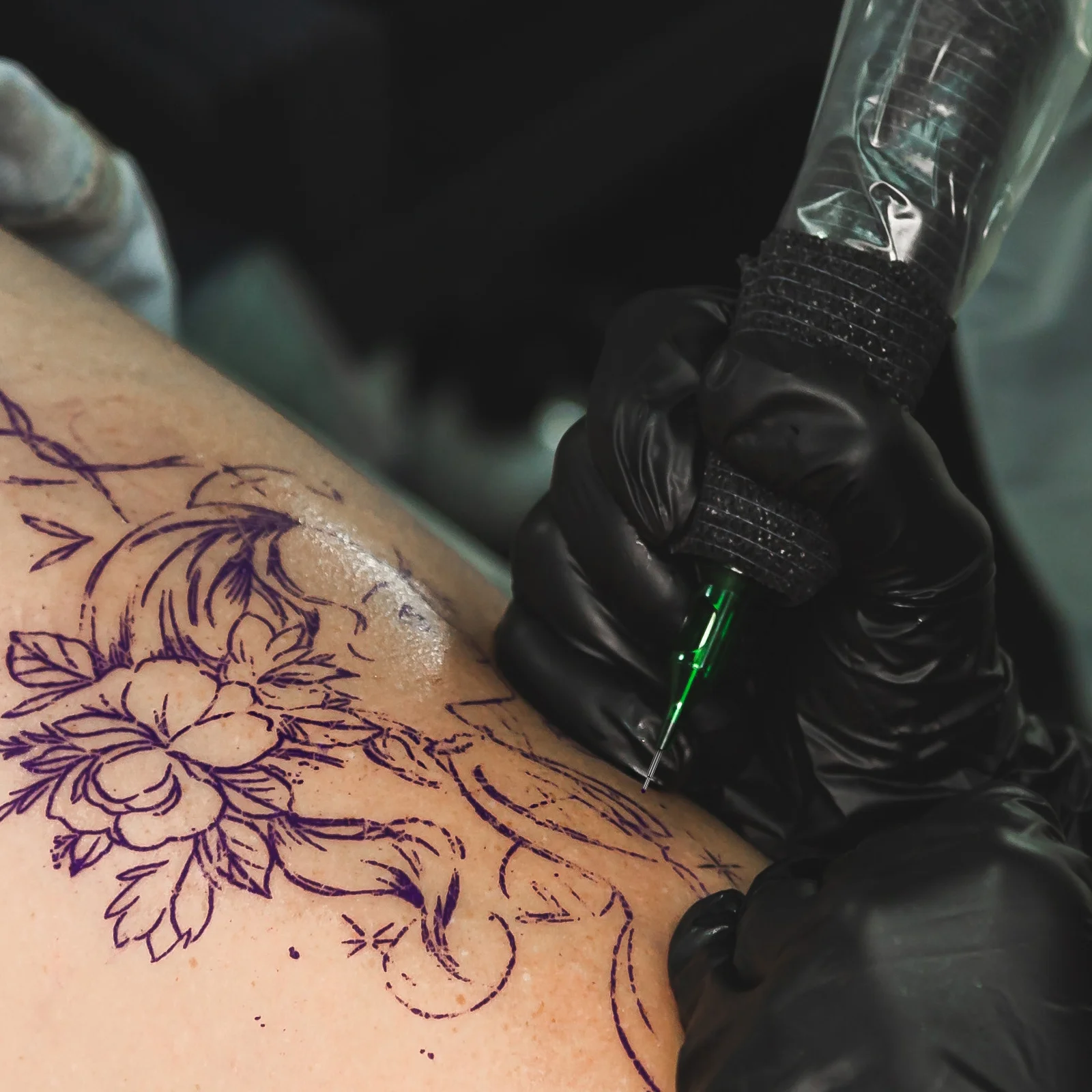 

20pc Tattoo Skin Doodler Microblading Marker For Demarcation Fine Point Tips No Methanal Tattooing Pen Cores