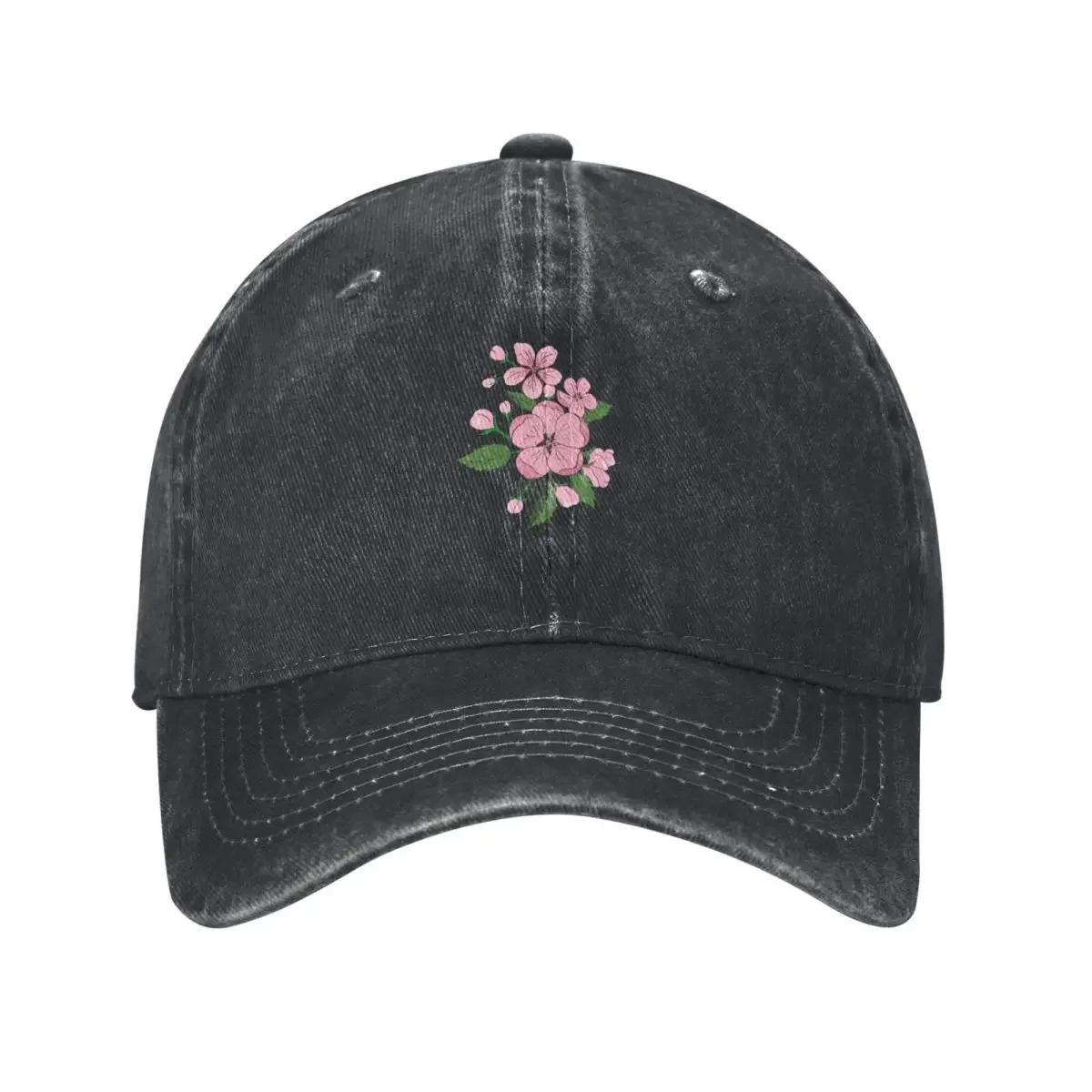 

Vintage Cherry Blossom Baseball Cap New Hat Wild Ball Hat Women's Men's