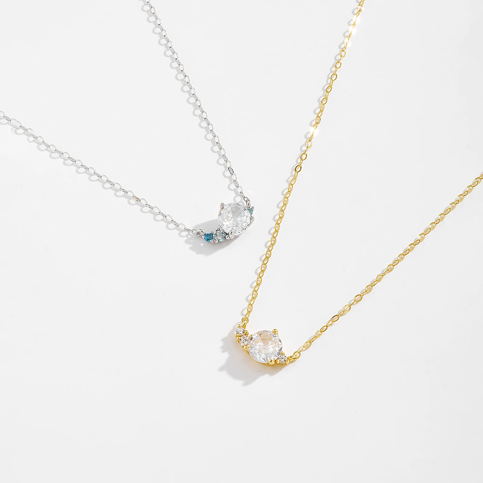 DPLAOPA 925 Sterling Silver 3  - Charm Necklace Dainty review and price