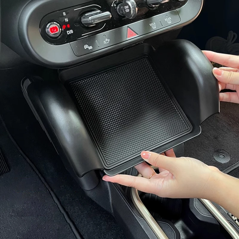 For Mini Electric Cooper E SE J01 EV 2024 2025 Car Central Control Storage Box Decoration Phone Case Kit Interior Accessories