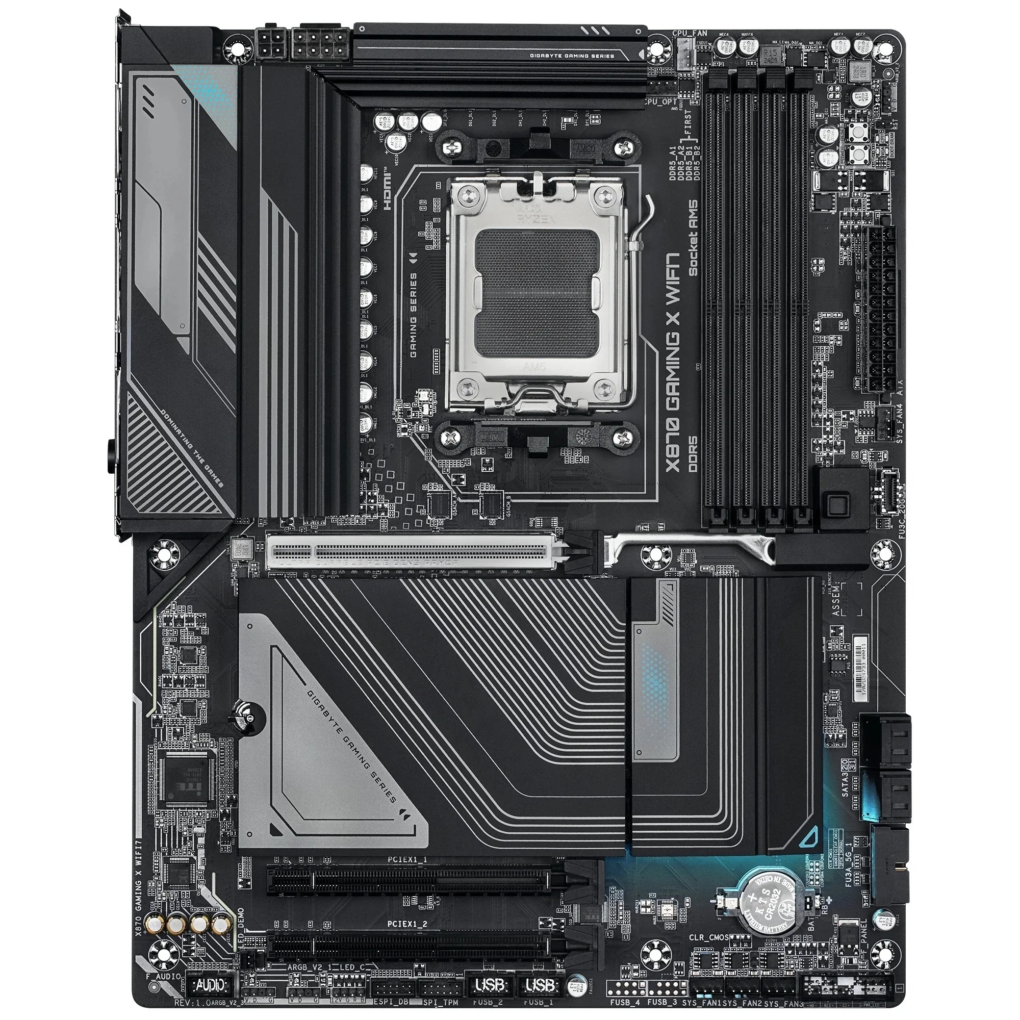

X870 GAMING X WIFI7 Magic Eagle ATX Motherboard Supports Latest AMD9000 Series Four Integrated SATA for Desktop