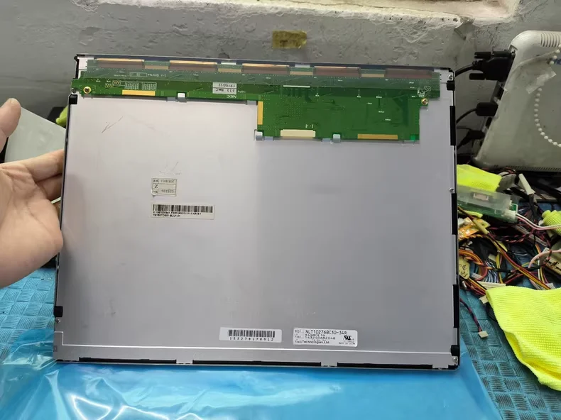 Painel de exibição de tela LCD de 15 polegadas NL10276BC30-34R, teste de estoque mostra normal
