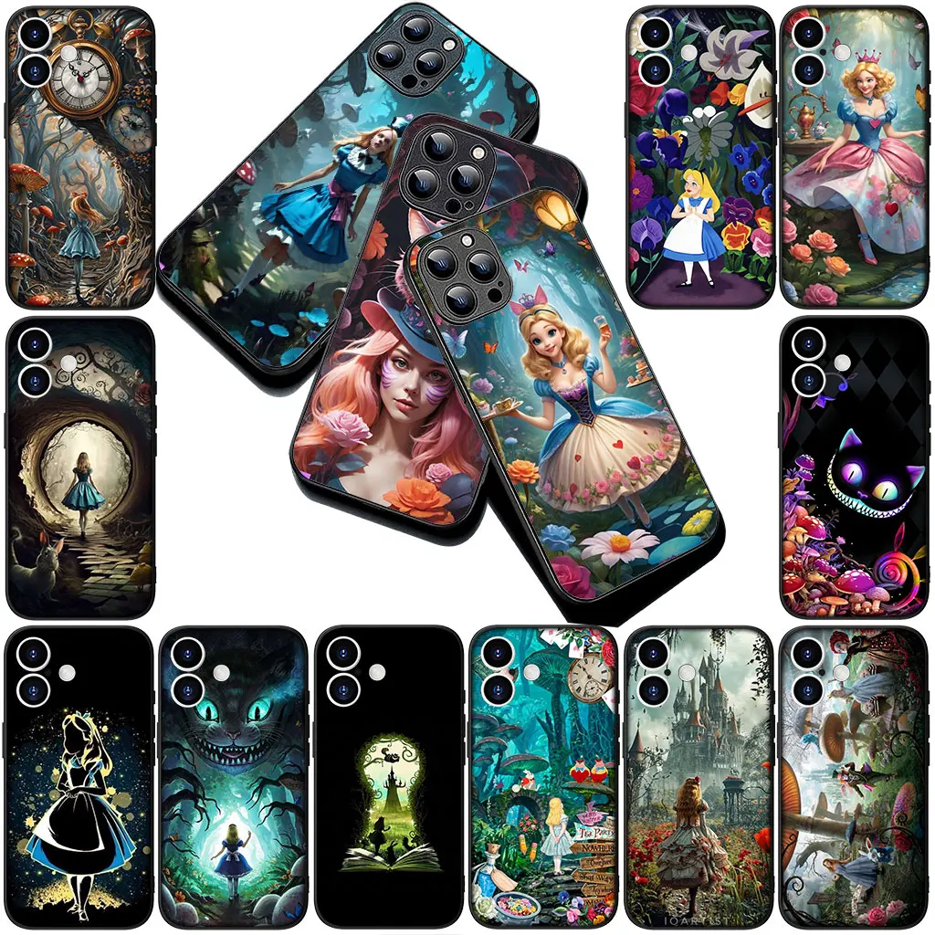 Чехол для телефона «Алиса в стране чудес» с изображением кота для Xiaomi Redmi Note 12 11 10 Pro 10A 10C 12C 13C Note 12 5G 4G Защитный корпус Чехол для телефона «Алиса в стране чудес» с изображением кота для Xiaomi Redmi Note 12 11 10 Pro 10A 10C 12C 13C Note 12 5G 4G Защитный корпус