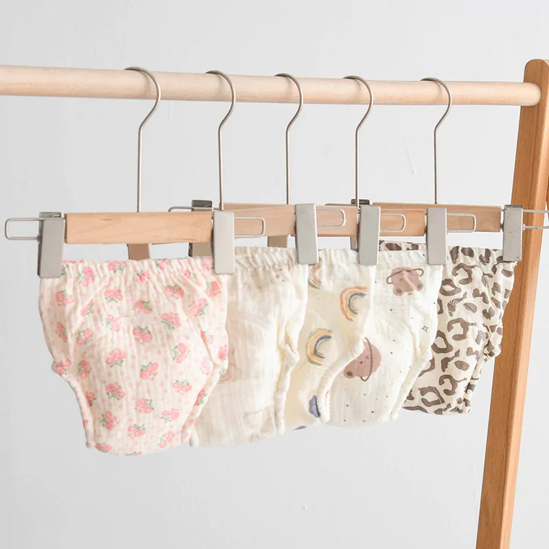 Washable Baby Training Pants Cotton Diapers Bubble Gauze Nappy Breathable Reusable Children's Underwear Toddler Cloth Diapers