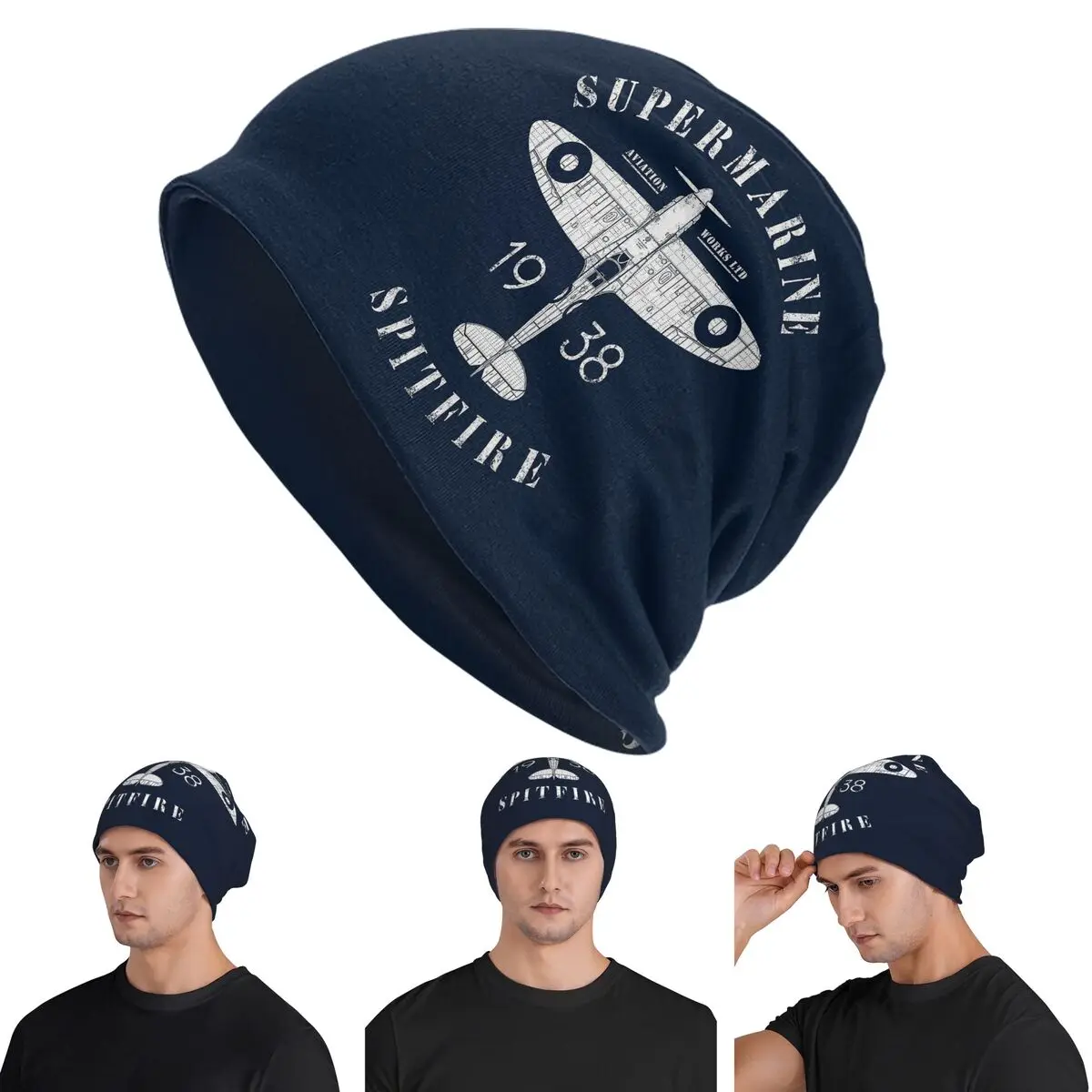 

Шапки-бини Spitfire Skullies, теплая осенне-зимняя уличная шапка, вязаные шапки для мужчин, женщин и взрослых