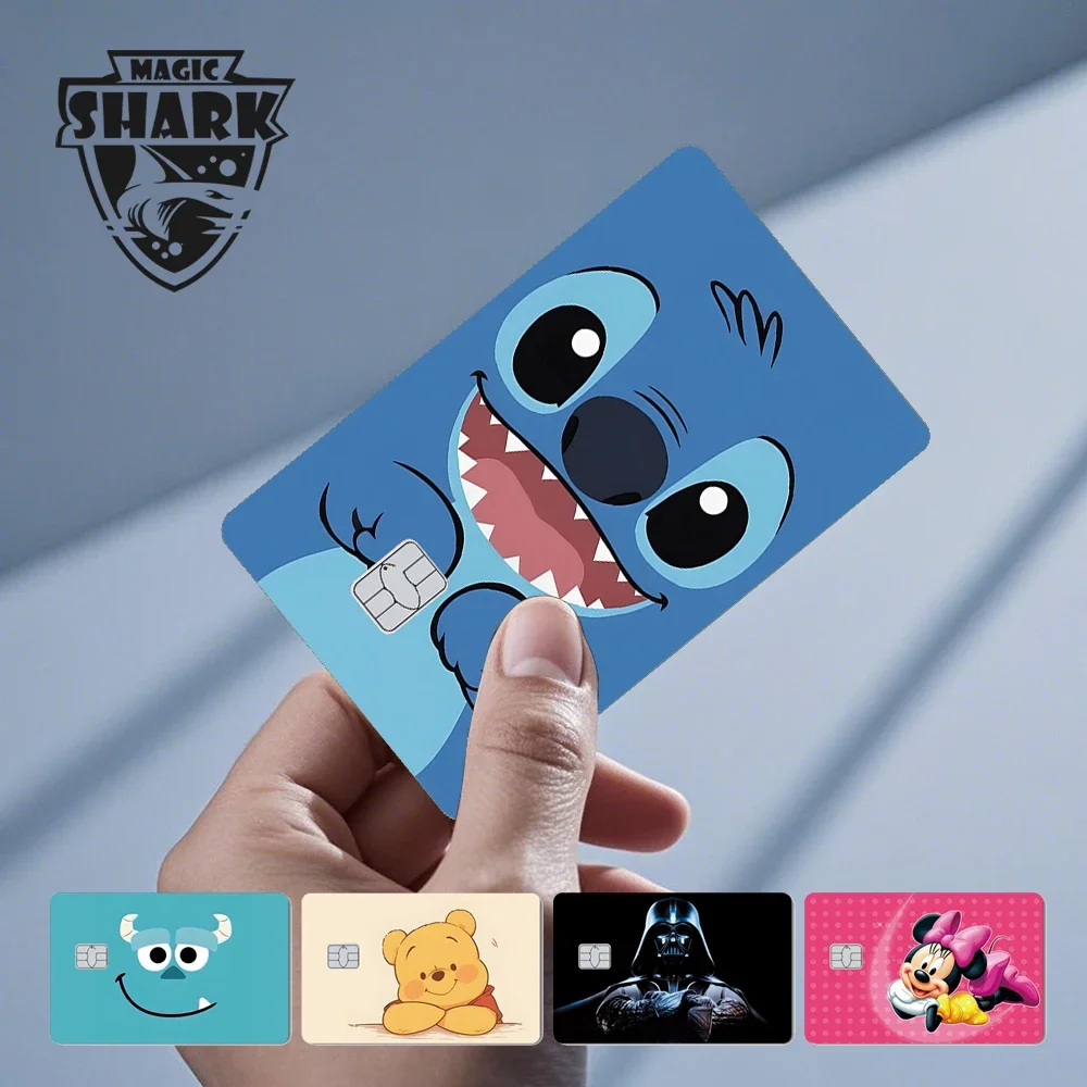 Fashion Stitch Princess Mickey Minne Monster Matte Skin Cover Sticker Skin for Debit Credit Bank Card