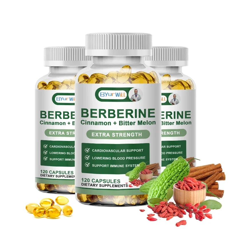 ByurWill Berberine & Ceylon Cinnamon Capsule Antioxidant Immune System, Cardiovascular & Gastrointestinal Function Healthy Food