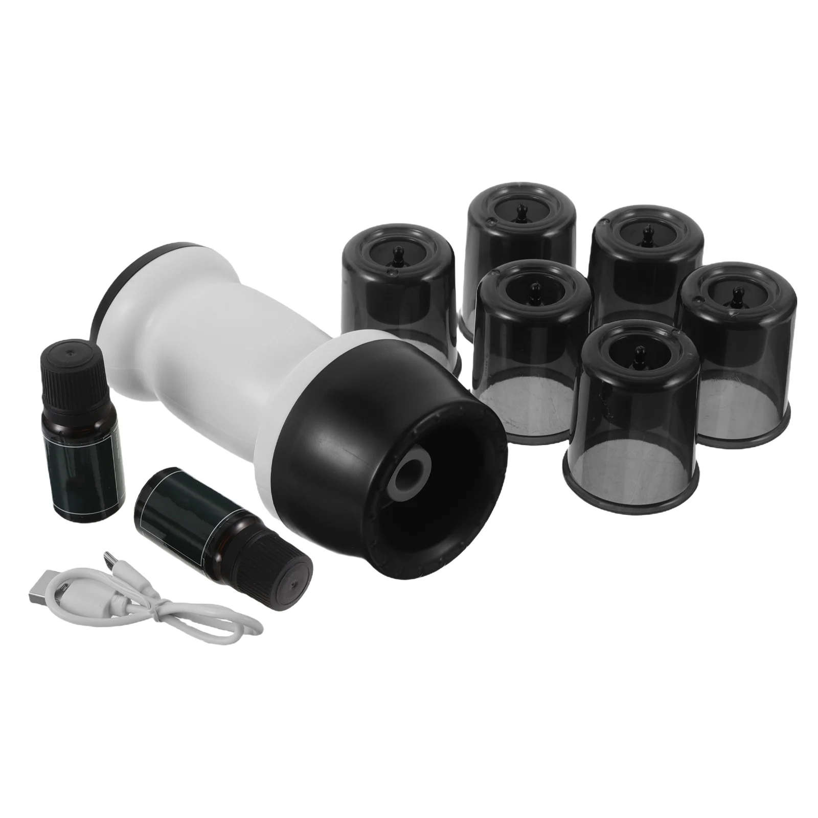 

1 комплект, электрическая машина для банок, усовершенствованное устройство для вакуумной терапии для шеи, ног, домашнего использования, массажный инструмент, баночный массаж