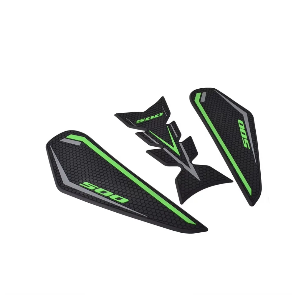 Per Kawasaki Z500 Ninja500 Serbatoio Trazione Pad Laterale Gas Carburante Ginocchio Grip Decal Per Ninja Z 500 SE 2024 2025 Adesivi Moto