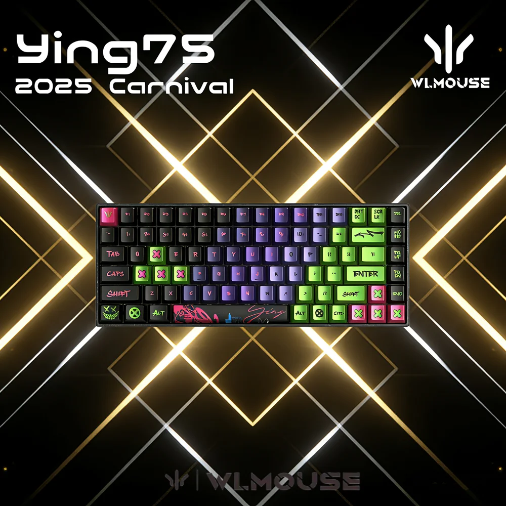 waiwai　 JOYSOUND WLAP-2 10台セット WLMOUSE YING75 Gaming Keyboard Magnetic Switch Keyboard Carbon
