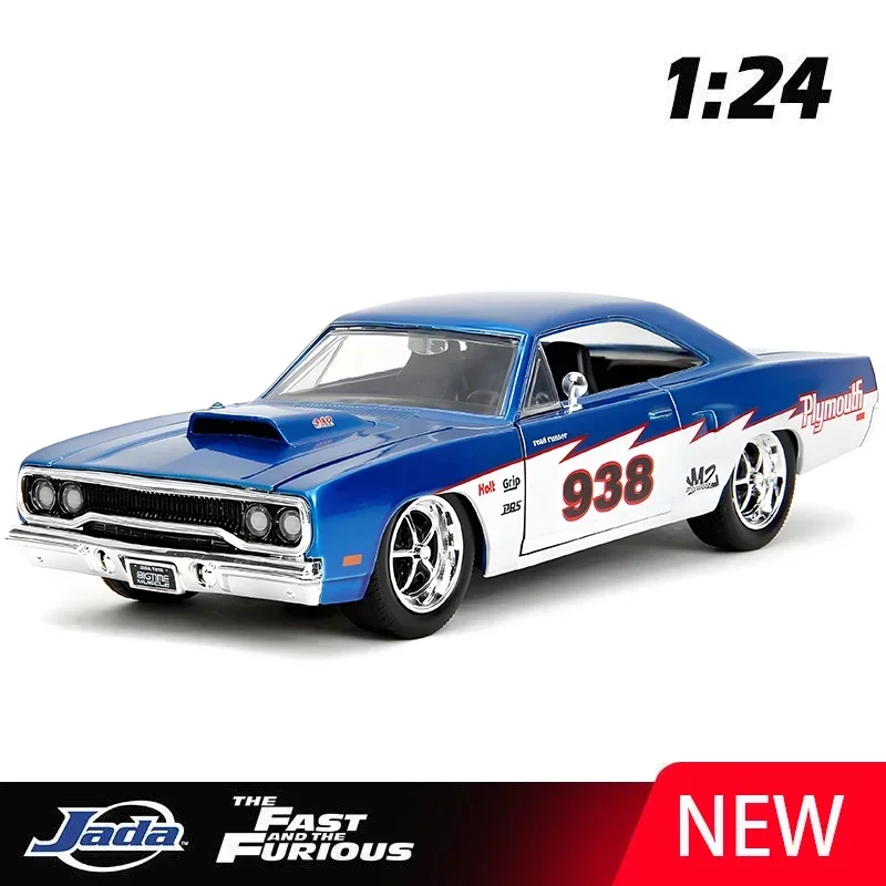 1:24 Plymouth Road Runner 1970 alliage voiture moulé sous pression et véhicules jouets modèle de voiture Miniature échelle modèle de voiture pour les enfants