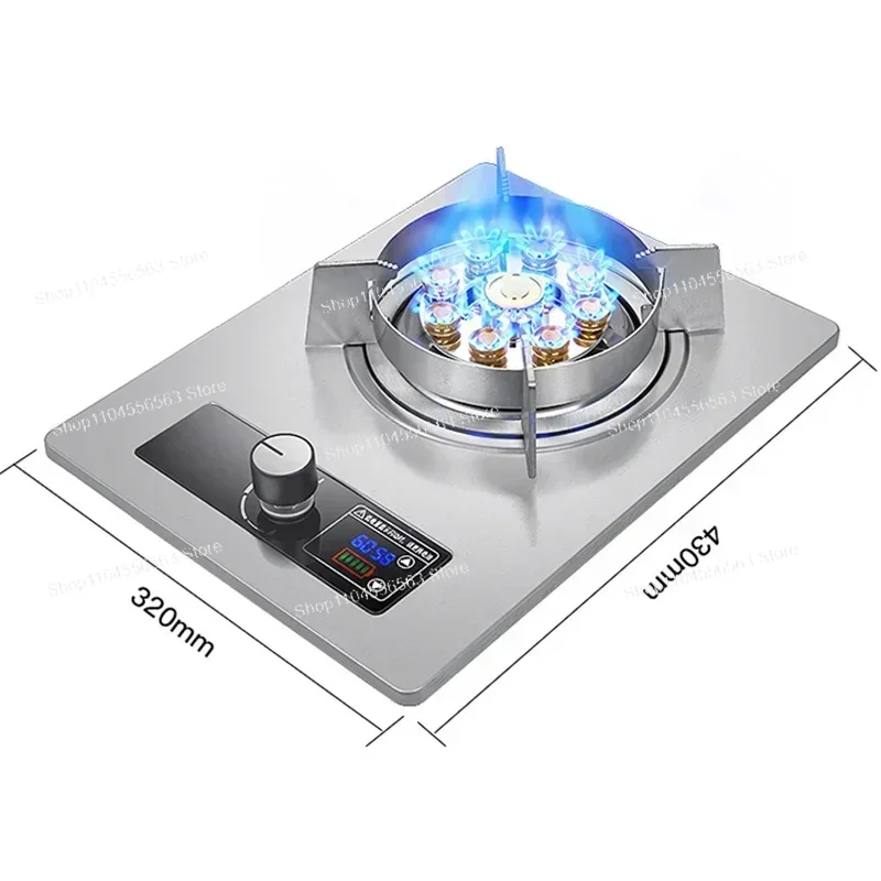Home Electric 5.2kw/7kw Gas Cooktop Household Liquefaction Single Stove Single Coal Desktop Embedded Single