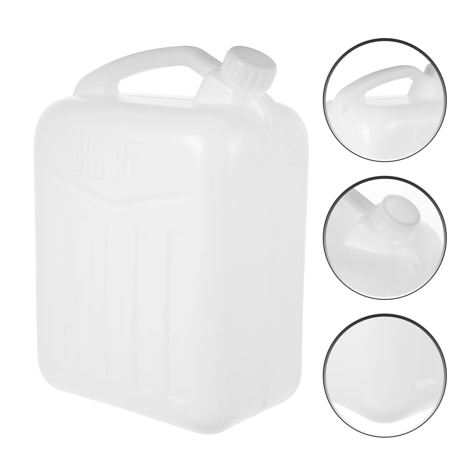 Food Grade Bottle Plastic Bucket Water Storage 10 Liters 20 Pounds Thickened Camping Jug Large Container Mini Bottles