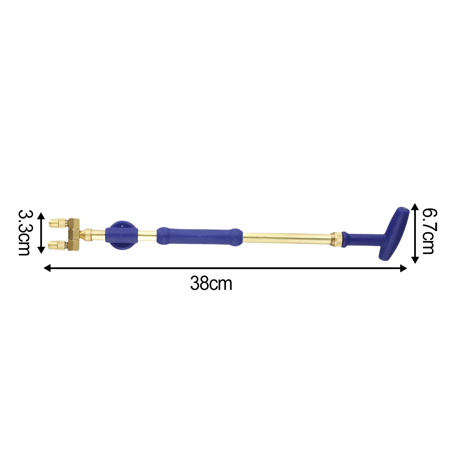 Brass and Plastic Manual Sprayer with Retractable Rod and Rotatable Nozzle for Flexible Watering Range and Direction Control