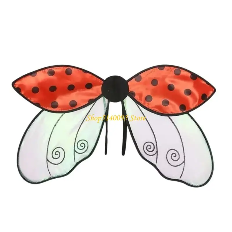 DXAE دعائم أزياء جناح الحشرات القابلة للتنفس لعشاق الكوسبلاي والعروض المسرحية وأشرطة الكتف المرنة #5