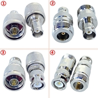 1Pcs L16 N Type To BNC Male Plug Female Jack Connector Q9 BNC To N Type Right Angle Coaxial  Adapter RF Fast Delivery Copper