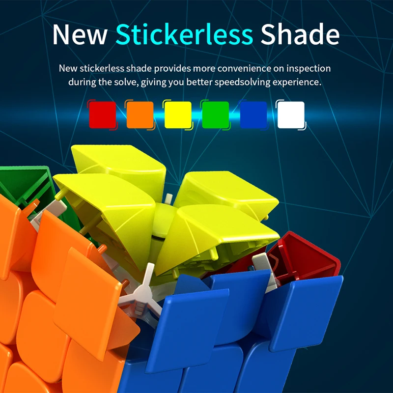 Moyu RS3M 2020 3X3 Magnetic  Magic Cube Maglev Speed Cube  educational toy magnet cube Profession Kid Gift Puzzle Toys