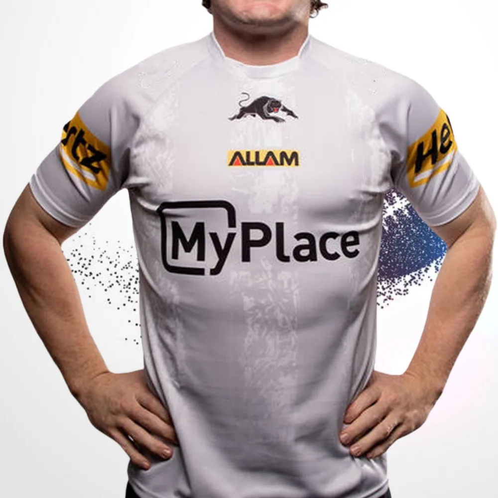 

2025 PANTHERS MEN'S ALTERNATE RUGBY JERSEY Size:S-5XL ( Print name and number )