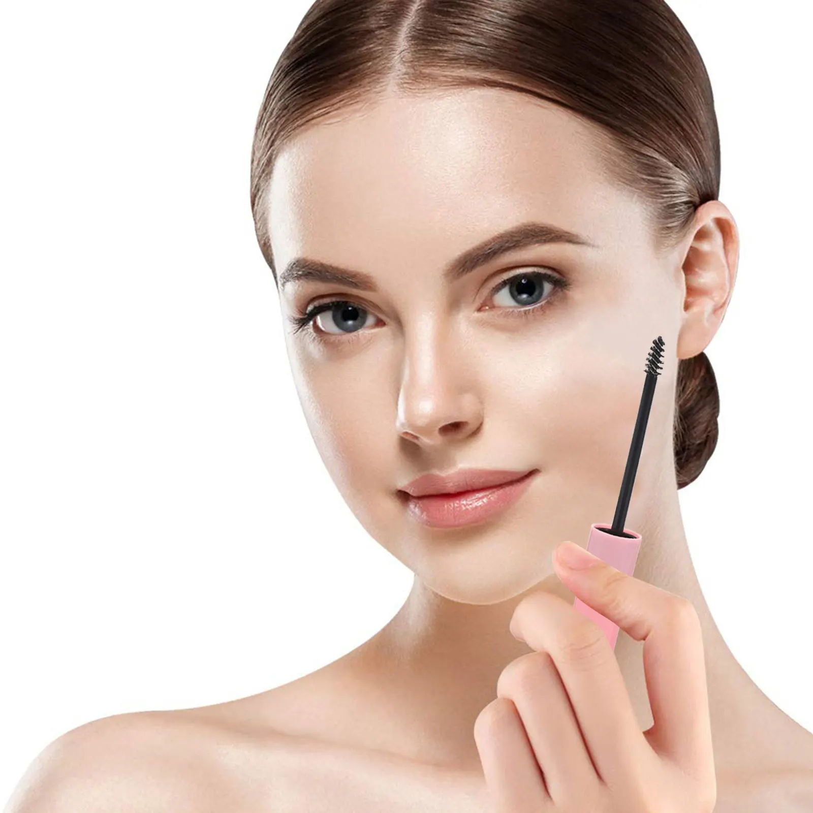 Gel de sobrancelha transparente à prova d'água, fórmula de configuração de sobrancelha de longa duração, acabamento natural, sobrancelhas resistentes ao suor, todos definir