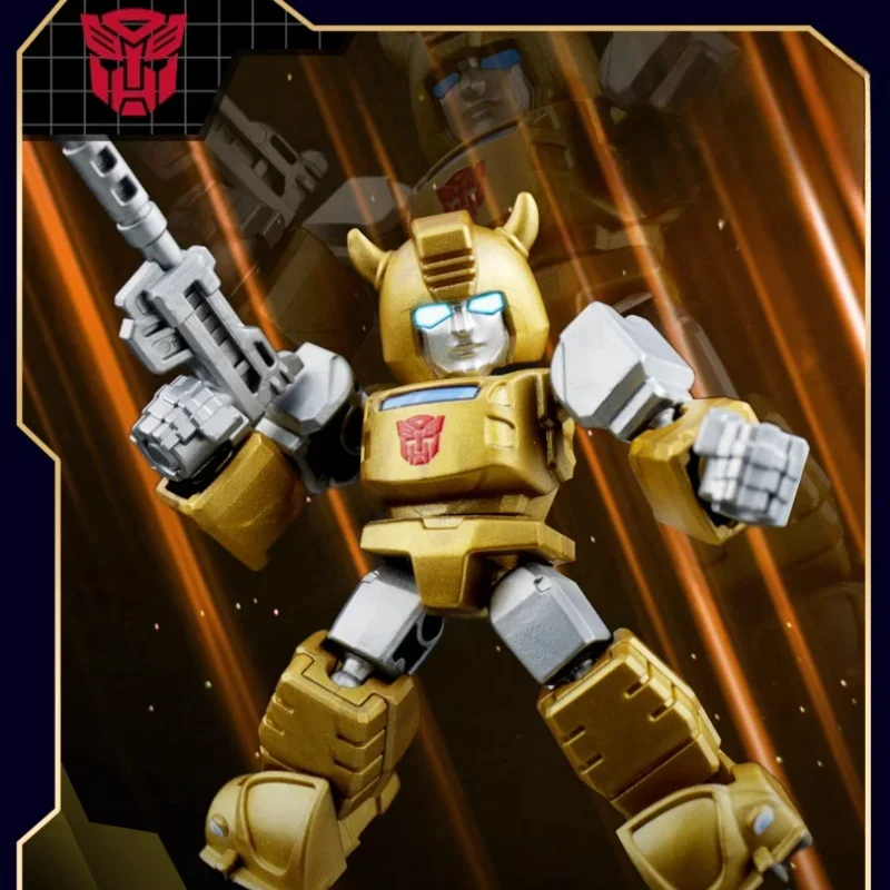 ใหม่ Transformers Starburst Optimus Prime Bumblebee Megatron ของเล่นเพื่อการศึกษาเด็ก Gold Edition คอลเลกชันของขวัญ