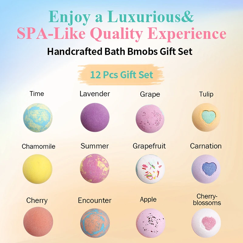 Household bubble ball bathtub dried flower foot bath ball 12pcs