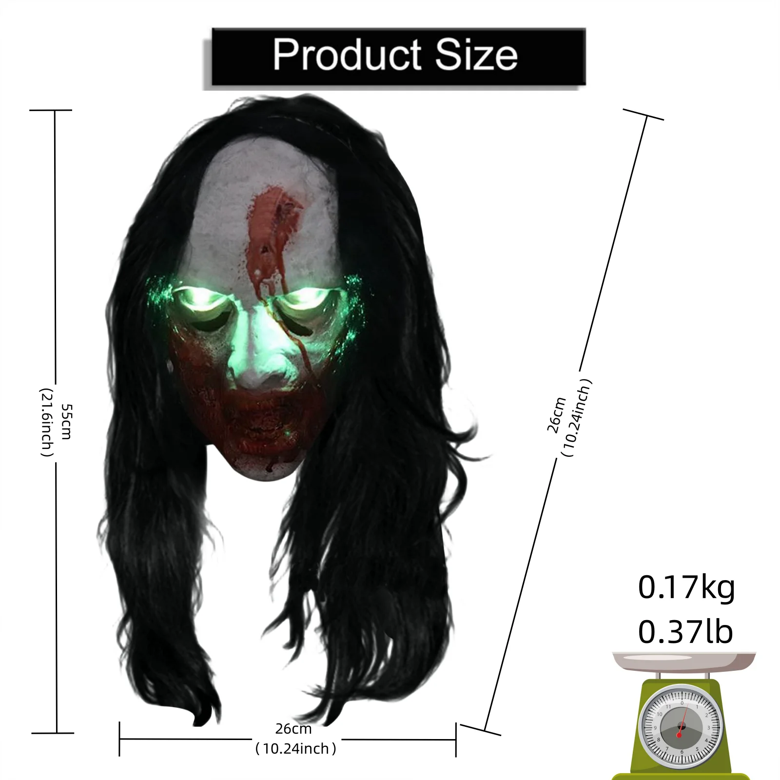 Halloween Horror Bloody Grimace Mask For Adult Monster Mask full face Ghost latex mask Carnival Costume For Men masquerade Party