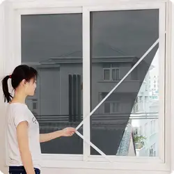 Anti-mosquito Window Screen Self Adhesive Window Mosquito Net Summer Insect Proof Door Mosquitonet For Windows