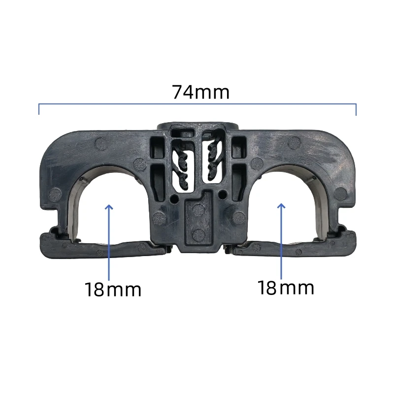 18mm double hole car chassis clip clamp pipe fitting separator for oil pipe and brake pipe 2 PCS a lot