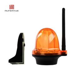 Universal 12V 24V AC/DC 230VAC LED Signal Alarm Light Emergency Warning Lamp Wall Mount for Automatic Garage Door Gate Opener