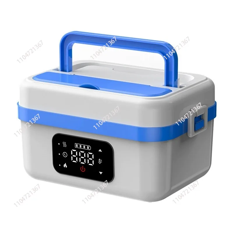 

Перезаряжаемый изолированный ланч-бокс с подогревом, не заполняет воду, не требуется плагин, коробка для бенто