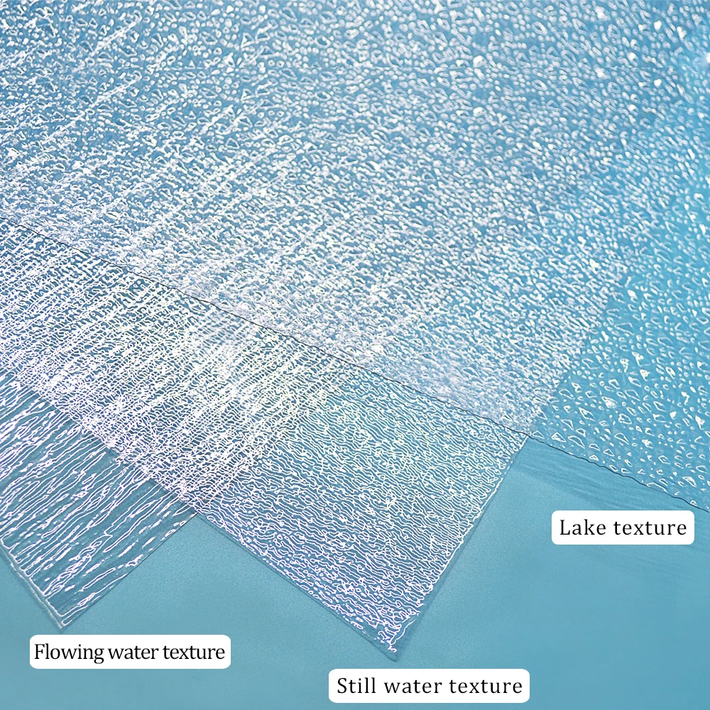 3 teile/los Simulation Wasser Welligkeit Materialien Modell/Textur Aufkleber für die Herstellung von Sand Tisch fließenden Wasser See Oberfläche