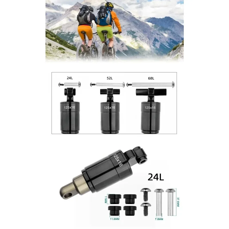 

Амортизатор задний HLT100 для горного велосипеда, электровелосипеда, снегохода (масляный, пружинный)