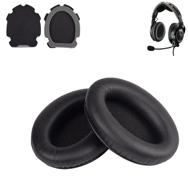 High Quality Earpads For Bose Aviation Headset X A10 A20 Headphones Replacement Ear Pads Cushions Soft Memory Sponge Cover Case - view 2