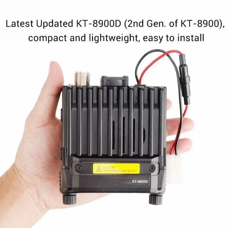 Топ KT-8900D 25 Вт двухдиапазонный четырехдиапазонный дисплей 136-174 и 400-480 МГц большой ЖК-дисплей мобильного радио KT8900D
