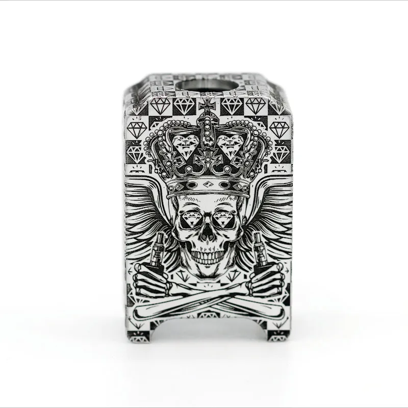 Original Ambition Mods Aluminum Skull Laser Boro Tank 2.0 Special Version for SXK BB / Billet AIO Box Mod Kit