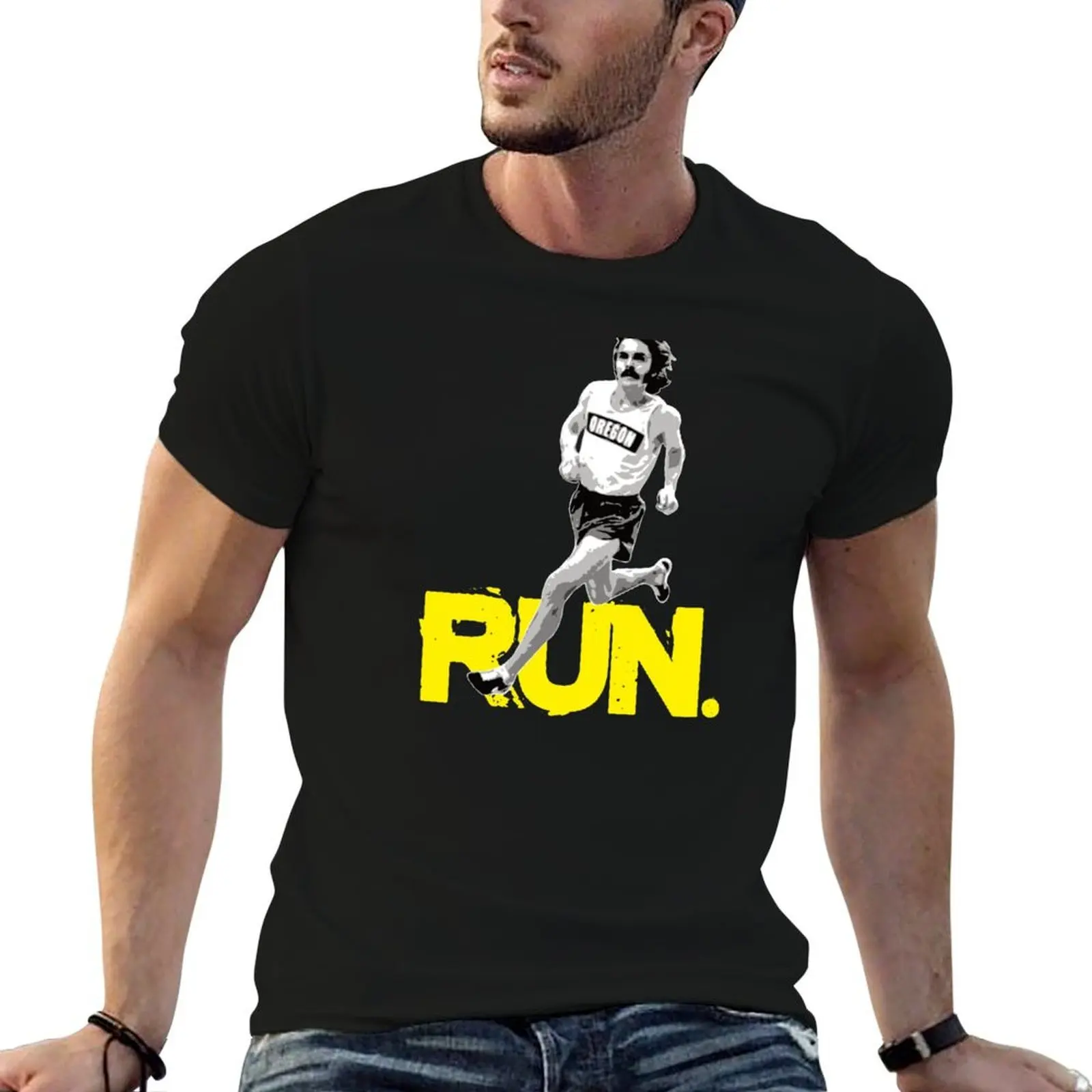 

Steve Prefontaine - Run T-Shirt essential t shirt t shirts for man pack cotton t shirt personalised T-Shirt
