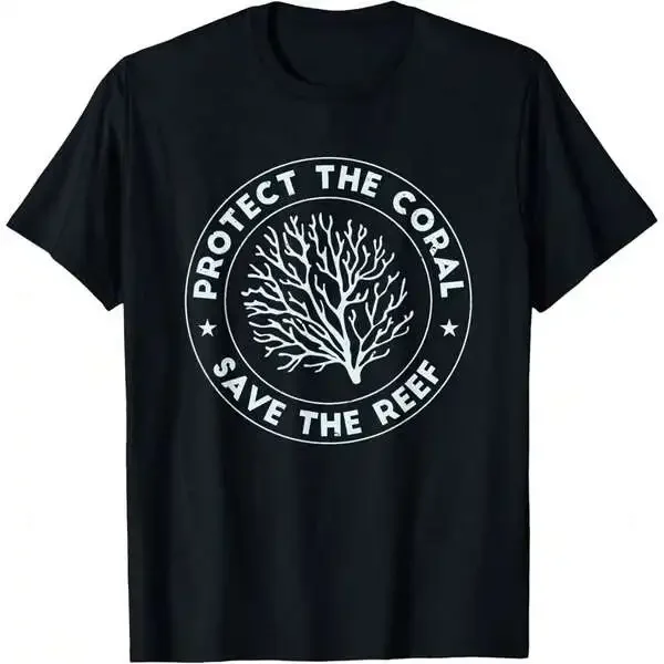 Protect The Coral Reef Diver's Gift - 100% Cotton T-Shirt Camisetas