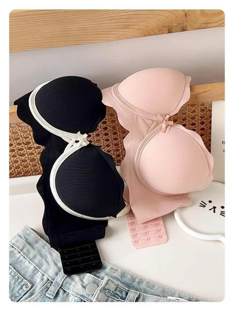 BANERDANNI Soutien-Gorge Français Sans Armatures T32-38A/B - Bralette Pureté Anti Affaissement, Set Lencería Confort Respirante