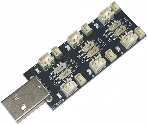 เครื่องชาร์จแบตเตอรี่ลิเธียม 1S 3.7V/3.8V บอร์ดชาร์จคู่ 6 ช่อง USB รีโมทคอนโทรล รุ่น 4.2V/4.35V หกช่อง