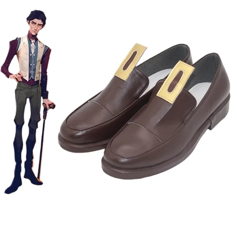 Anime Schoenen Cosplay LOL Arcane Viktor Laarzen Aangepaste Halloween Party Props in grote maten voor zowel mannen als vrouwen