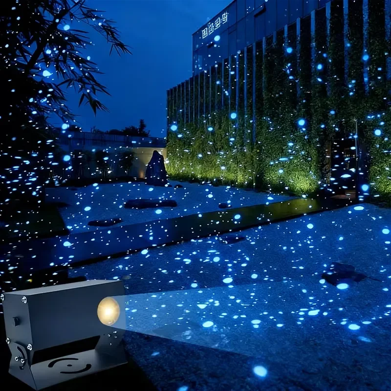 Outdoor Ambient Gobo Logo Light Dynamic Decoration Spotlights Firefly Advertising Led Waterproof Projection Lamp