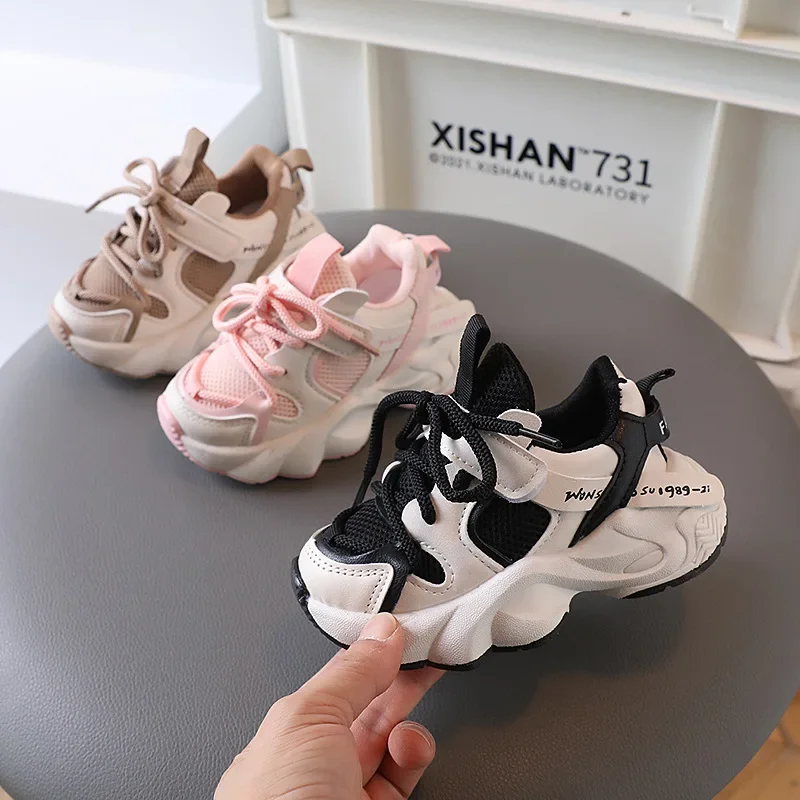 Children Casual Shoes Comfortable Lightweight Infant Toddler Shoes Soft Soled Anti Slip Running Shoes Autumn Baby Girls Sneakers