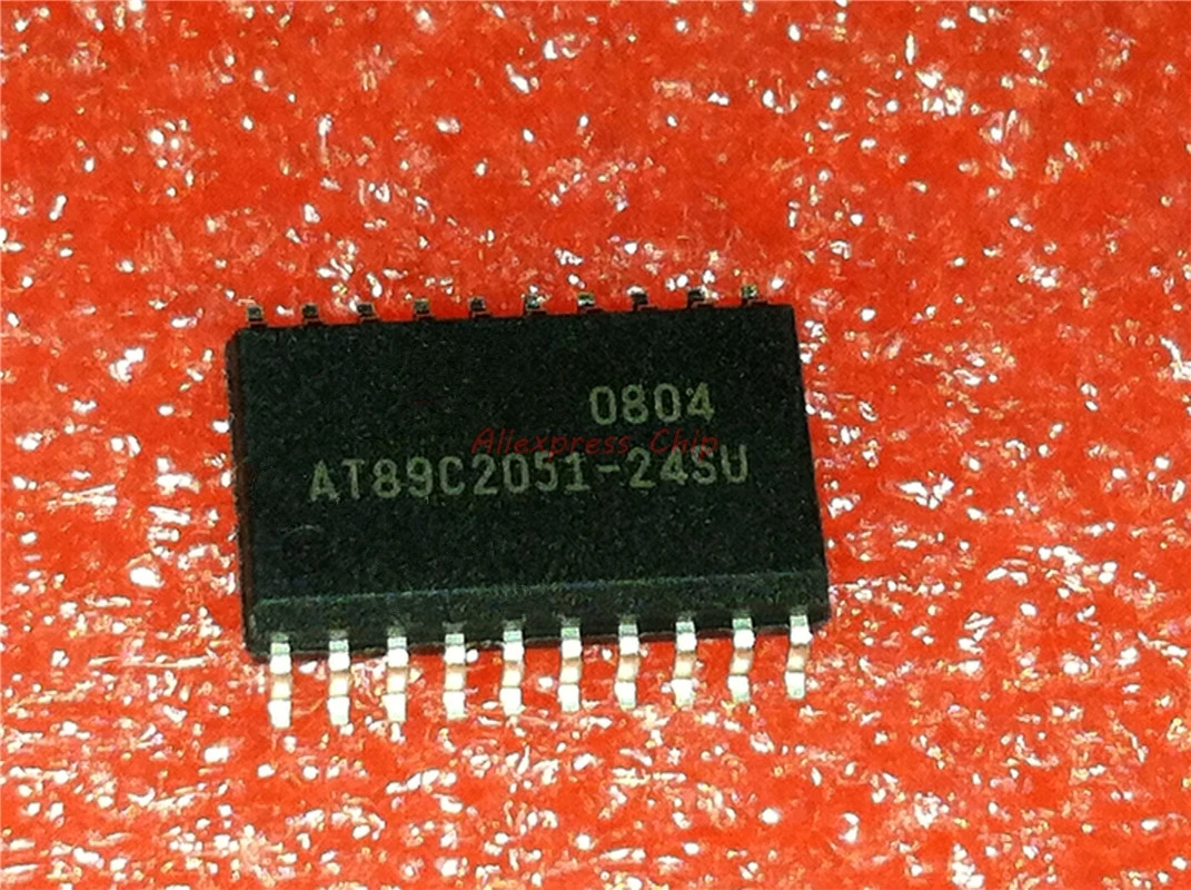 Chipset 10pcs/lot AT89C2051-24SU AT89C2051-24SC AT89C2051 SOP-20 In Stock