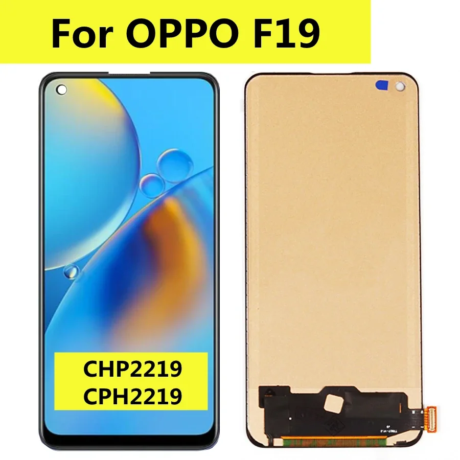 

6,43 "TFT для OPPO F19 ЖК-дисплей, сенсорная панель экран дигитайзер в сборе для OPPO CHP2219CPH2219 LCD запасные части